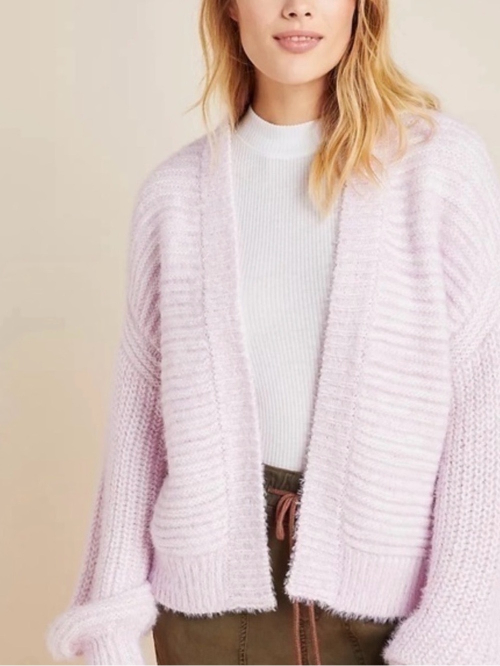Anthropologie Akemi + Kin Tallulah Eyelash open cardigan